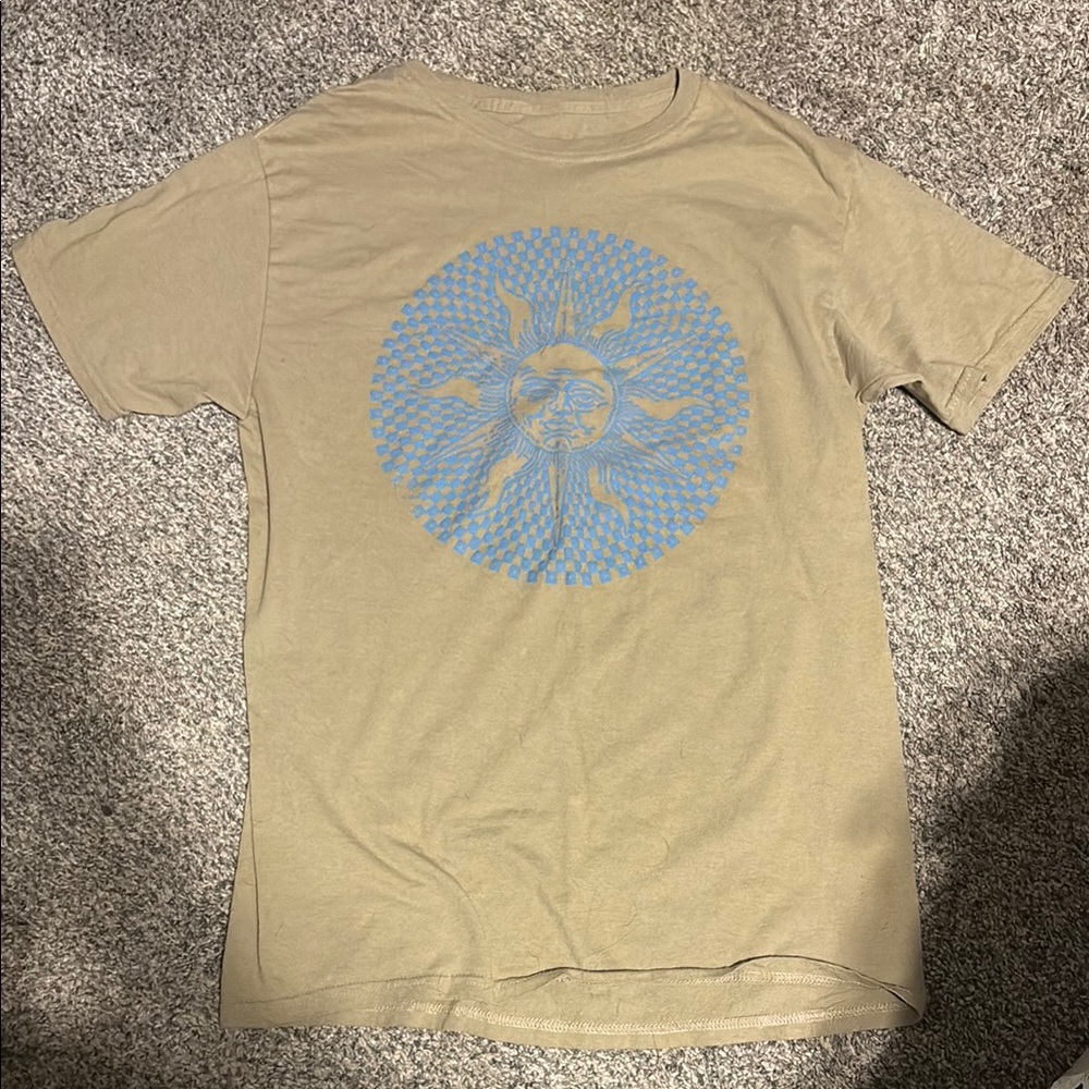 Hippie Sun Face T Shirt